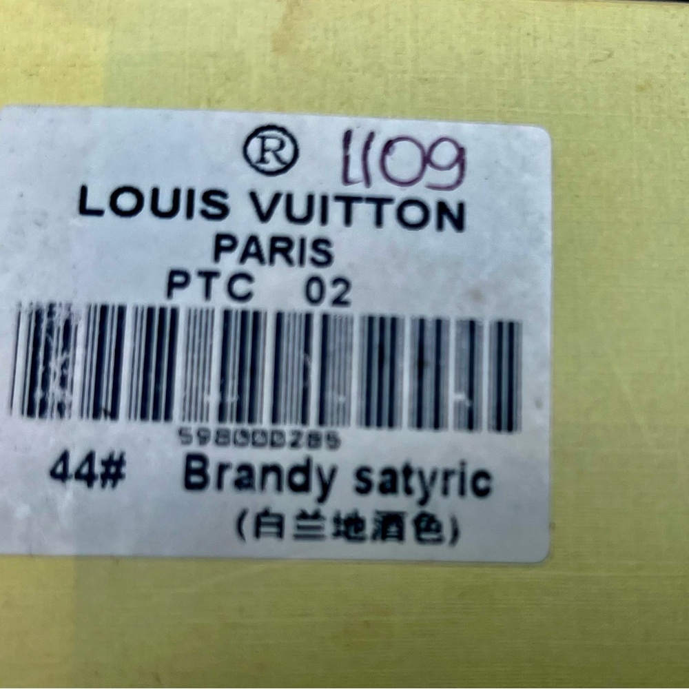 Louis Vuitton Dark Brown Leather Shoes from Paris size 44 - Vintage - Picture 6 of 6